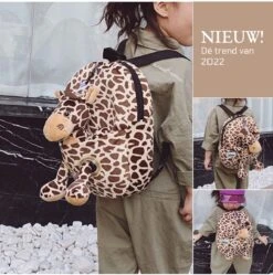 Good Lifehacks Kindertas - Rugzak - Meisje & Jongen - Schooltas - Reistas Kinderwagen - Knuffel Sinterklaas - Speenknuffel - Giraffe -Reisbagage Winkel 1191x1200 5