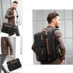 Laptoptas 2 In 1 Laptop Rugtas Schoudertas Voor 15.6 Inch Laptop – Zwart 22 Laptoptas 2 In 1 Laptop Rugtas Schoudertas Voor 15.6 Inch Laptop – Zwart -Reisbagage Winkel 1198x1200 5