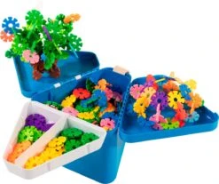 Trunki: TEEBEE Terrance Blauw - Kids Travel Toy Box, Bevat Een Leuk Activiteitenboekje, Kleurpotloden En Stickers, In Doos 15,5x18x18cm, 3+ -Reisbagage Winkel 1200x1007