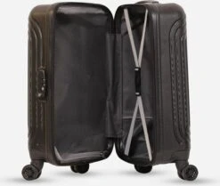©TROLLEYZ - Florence No.7 - Trolley - 55cm Met TSA Slot - Dubbele Wielen - 360° Spinners - 100% ABS - Handbagage Koffer In Night Black -Reisbagage Winkel 1200x1017 1