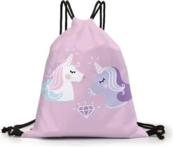 Zwemtas - Gymtas "Friends" - Luxe Rugtas Met Trekkoorden - School Tas - Rugzak