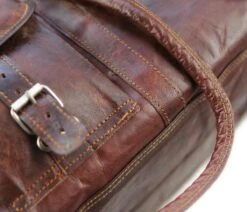 Merkloos Reistas Van ECHTE LEER - Sporttas - Weekendtas MALAGA Echte Leder - Cognac Bruin -HANDGEMAAKTE VINTAGE STIJL Duffel Tas -Reisbagage Winkel 1200x1032 2