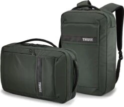 Thule Paramount Convertible - Laptoptas Rugzak 15 Inch - Racing Green -Reisbagage Winkel 1200x1037