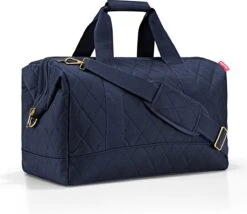 Reisenthel Allrounder L Reistas Sporttas - 30L - Rhombus Midnight Gold Blauw -Reisbagage Winkel 1200x1041 7