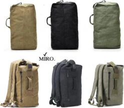 MIRO Luxe Rugzak - Rugtas - Backpack - Grote Capaciteit - Met Zip - 50 Liter - Bruin -Reisbagage Winkel 1200x1045 1