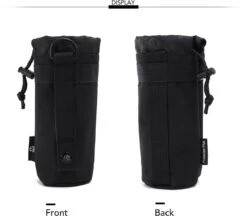 Merkloos Zwart Protector Plus Unisex Duurzame Nylon Kettle Bag Voor 550ML Drink Wandelen, Survival, Air-soft, Paintball | Beschermhoes Waterfles/drinkfles | X000KQ1011 -Reisbagage Winkel 1200x1048 6