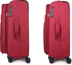 Decent D-Upright Medium Koffer - 66 Cm Expandable - TSA Slot - Bordeaux Rood -Reisbagage Winkel 1200x1073 1
