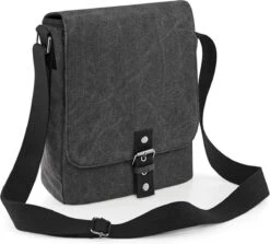 Quadra Vintage Canvas IPad™/Tablet Tas Zwart
