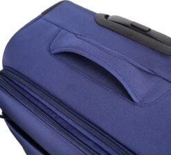 Decent D-Upright Medium Koffer - 66 Cm Expandable - TSA Slot - Donkerblauw 33 Decent D-Upright Medium Koffer - 66 Cm Expandable - TSA Slot - Donkerblauw -Reisbagage Winkel 1200x1087