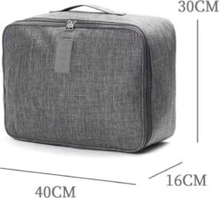 Merkloos TDR-Organiser Opbergtas-reistas Handbagage -Luxe Organizer Voor Kleren En Toiletartikelen -Grijs -Reisbagage Winkel 1200x1088 3