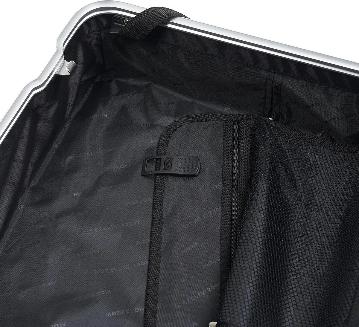 Aluminium Handbagage Koffer Mozzel Darrow - Reiskoffer Met Wielen - 51cm - Harde Koffer - Zilver 7 Aluminium Handbagage Koffer Mozzel Darrow - Reiskoffer Met Wielen - 51cm - Harde Koffer - Zilver - Afbeelding 5