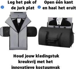 Mark Ryden Reistas – Weekendtas – Reistassen – Tas Voor Dames En Heren – Reistas Handbagage – Weekend Tas – Duffel Bag Waterdicht – Kostuumtas -Reisbagage Winkel 1200x1098 4