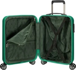 Princess Traveller I'm Green Atlantic - Handbagage Koffer - Groen - S - 55cm -Reisbagage Winkel 1200x1103