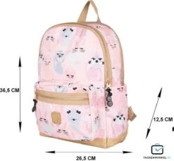 Pick & Pack Lieve Diertjes - Rugzak - Roze - Maat M -Reisbagage Winkel 1200x1107 5