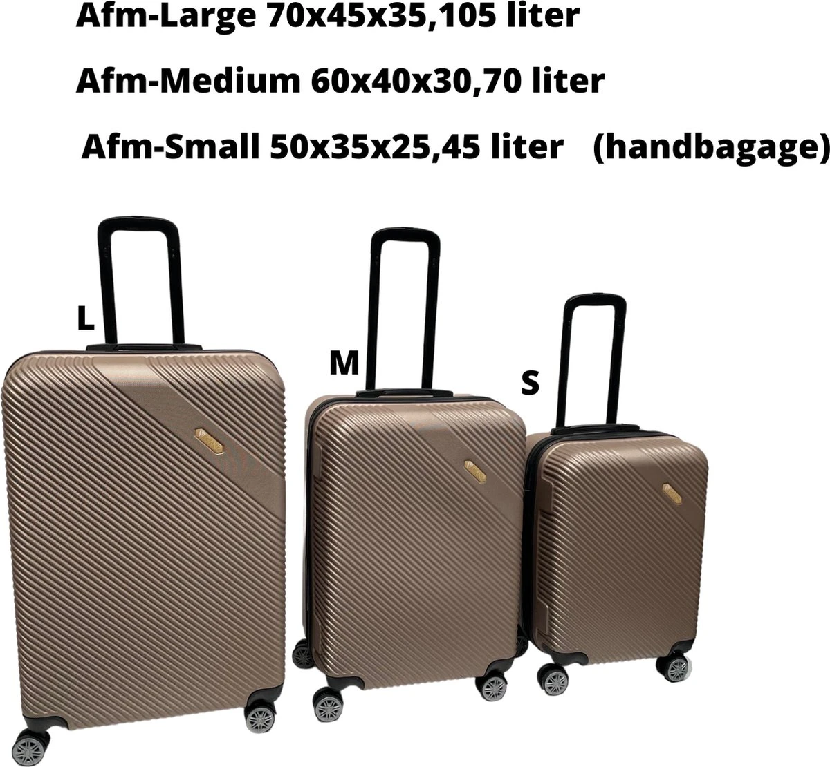 Ganz-Kofferset-3-delig-Taupe-Abs-Lichtgewicht-Trolley 9 Ganz-Kofferset-3-delig-Taupe-Abs-Lichtgewicht-Trolley - Afbeelding 7