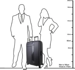 Decent Transit Reiskoffer 82 Cm - Zwart -Reisbagage Winkel 1200x1114 16