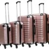 Castillo Quadrant 4 Delige ABS Kofferset - Rosé Gold -Reisbagage Winkel 1200x1125 3