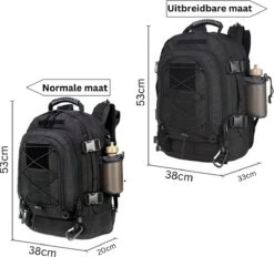 Rugzak 60 Liter - Backpack – Waterdicht - Militaire - Ademend – Licht Groen - Reizen – Geschikt Voor Heren, Dames, Jongens En Meisjes 12 Rugzak 60 Liter - Backpack – Waterdicht - Militaire - Ademend – Licht Groen - Reizen – Geschikt Voor Heren, Dames, Jongens En Meisjes -Reisbagage Winkel 1200x1129 5