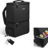 Standley SplitBag - Rugzak - Koeltas - Inclusief Koelelementen - Rugtas - Zwart - Met Handgel Sleutelhanger - Cadeau -Reisbagage Winkel 1200x1133 3