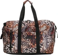 Enrico Benetti Safari Weekend Tas Ruime Sporttas Reistas Dierenprint Bruin -Reisbagage Winkel 1200x1136 4