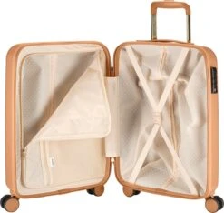 Princess Traveller Harlem - Handbaggage Koffer - Recycled PET - Camel - S (55cm) -Reisbagage Winkel 1200x1138