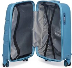 ©TROLLEYZ - Paris No.5 - Trolley - 55cm Met TSA Slot - Dubbele Wielen - 360° Spinners - 100% Polypropyleen - Handbagage Koffer In Ice Blue -Reisbagage Winkel 1200x1147 1