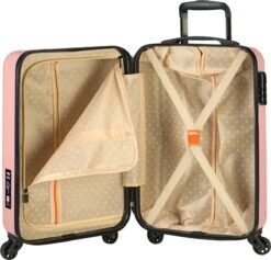 Princess Traveller PT01 - Handbagagekoffer - Peony Pink - S - 55cm -Reisbagage Winkel 1200x1151 2
