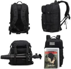 Merkloos Militaire Rugzak | 50L | Tactical Backpack | Leger Rugzak | Outdoor Rugzak | Rugzak -Reisbagage Winkel 1200x1155 8