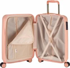 Princess Traveller Harlem - Handbaggage Koffer - Roze - S - 55cm 19 Princess Traveller Harlem - Handbaggage Koffer - Roze - S - 55cm -Reisbagage Winkel 1200x1157 2