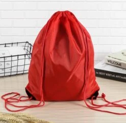 Merkloos Gymtas Met Rijgkoord - Nylon Rugzakjes – Nylon Rugzak – Geel -Reisbagage Winkel 1200x1166 4