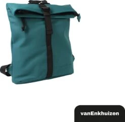 VanEnkhuizen Rolltop Rugzak 9 Liter - Waterafstotend En Thermo Materiaal - Turquoise -Reisbagage Winkel 1200x1167 3