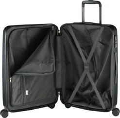 Princess Traveller Harlem - Reiskoffer - Zwart - RPET - M - 65cm 11 Princess Traveller Harlem - Reiskoffer - Zwart - RPET - M - 65cm -Reisbagage Winkel 1200x1174 1