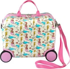 Princess Traveller Kids Collection - Ride-On Trolley - Zeemeermin - 42cm -Reisbagage Winkel 1200x1180 5