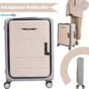 Asyam Units- Handbagage- Invouwbaar- Koffer- Koffer 38L- Spinner Wielen- TSA Slot- Lichtgewicht- Khaki -Reisbagage Winkel 1200x1181