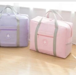 Merkloos Opvouwbare Reistas Roze - Opbergtas - Weekendtas - Reistas Voor Handbagage - Opvouwbare Reistassen Dames - Reistas Voor Op Koffer - Dames Tas - Damestas - Tas Voor Reizen - Sporttas -Reisbagage Winkel 1200x1186 7