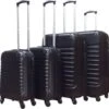 Castillo Quadrant 4 Delige ABS Kofferset - Zwart -Reisbagage Winkel 1200x1187 4
