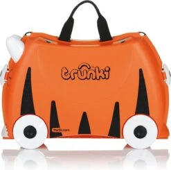 Trunki Ride-On Handbagage Koffer 46 Cm - Tijger Tipu 25 Trunki Ride-On Handbagage Koffer 46 Cm - Tijger Tipu -Reisbagage Winkel 1200x1188 1