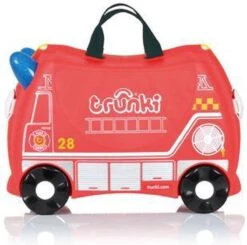 Trunki Ride-On Handbagage Koffer 46 Cm - Frank De Brandweerwagen -Reisbagage Winkel 1200x1190