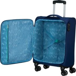 American Tourister Reiskoffer - Sea Seeker Spinner 55cm (Handbagage)- Combat Navy -Reisbagage Winkel 1200x1193 3