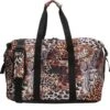 Enrico Benetti Safari Weekend Tas Ruime Sporttas Reistas Dierenprint Bruin