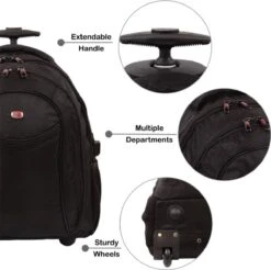 Adventure Bags Trolley Rugtas Expedition - Handbagage - Zwart -Reisbagage Winkel 1200x1197 6