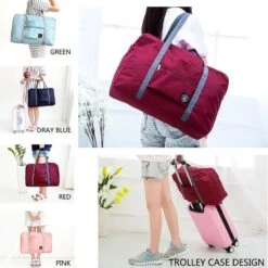 Merkloos Duffelbag - Reistas - Sporttas - Opvouwbare Reistas - Weekendtas - Rood -Reisbagage Winkel 1200x1198 23