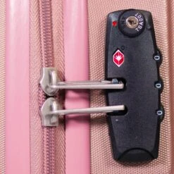 ©TROLLEYZ - Ibiza No.3 - Reiskoffer 78cm Met TSA Slot - Dubbele Wielen - 360° Spinners - 100% ABS - Reiskoffer In Cosmopolitan Pink -Reisbagage Winkel 1200x1200 1010