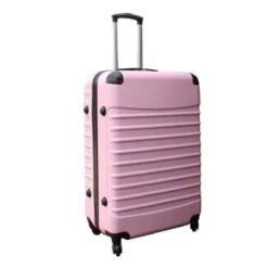 4 Delige ABS Lichtgewicht Harde Kofferset Met Cijferslot Licht Roze (228) Travelerz -Reisbagage Winkel 1200x1200 1187