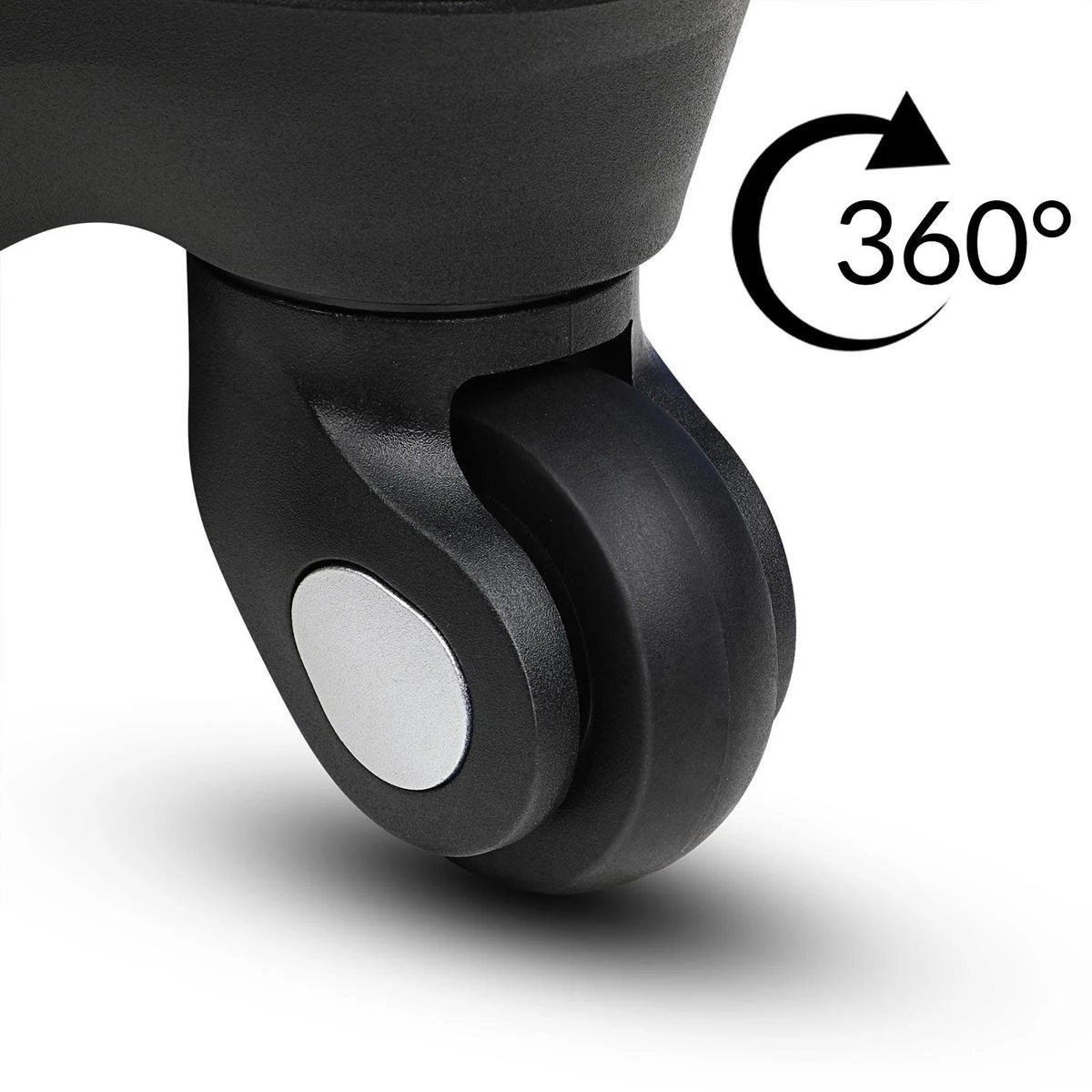 Monzana Kofferset - 4 Stuks S M L XL Met Wielen Cijferslot - Zwart 6 Monzana Kofferset - 4 Stuks S M L XL Met Wielen Cijferslot - Zwart - Afbeelding 4