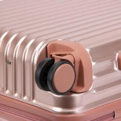 Royal Swiss - Kofferset - Cijferslot- Lichtgewicht Koffer - 4 Wielen- Rosé Gold -Reisbagage Winkel 1200x1200 1270