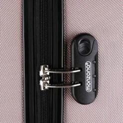 Monzana Hardcase Kofferset 4 Delig - Baseline Beautycase/M/L/XL - Rosé -Reisbagage Winkel 1200x1200 1393