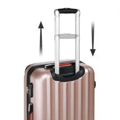 Monzana Hardcase Kofferset 4 Delig - Baseline Beautycase/M/L/XL - Rosé -Reisbagage Winkel 1200x1200 1397