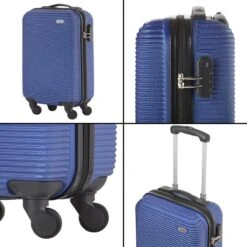 TravelZ Horizon Handbagagekoffer - 54cm Handbagage Trolley Met Gevoerde Binnenkant - Blauw 13 TravelZ Horizon Handbagagekoffer - 54cm Handbagage Trolley Met Gevoerde Binnenkant - Blauw -Reisbagage Winkel 1200x1200 146