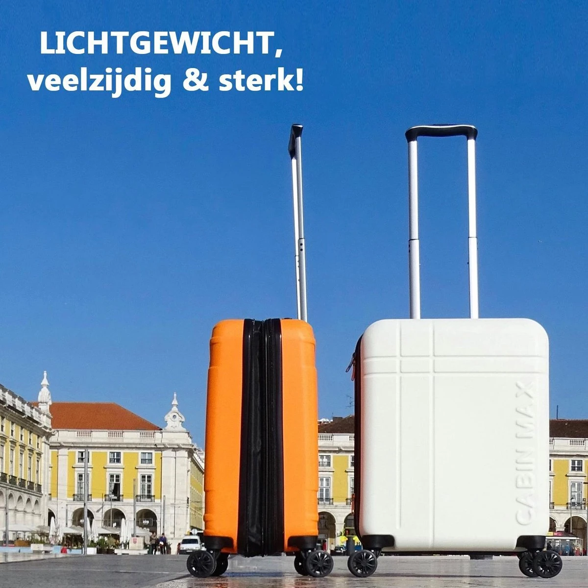 CabinMax Velocity Handbagage Koffer - Uitbreidbaar Trolley 44L - Harde Reiskoffer - 55x40x20/25 Cm - Lichtgewicht - Groot Capaciteit - Mint Groen 9 CabinMax Velocity Handbagage Koffer - Uitbreidbaar Trolley 44L - Harde Reiskoffer - 55x40x20/25 Cm - Lichtgewicht - Groot Capaciteit - Mint Groen - Afbeelding 7